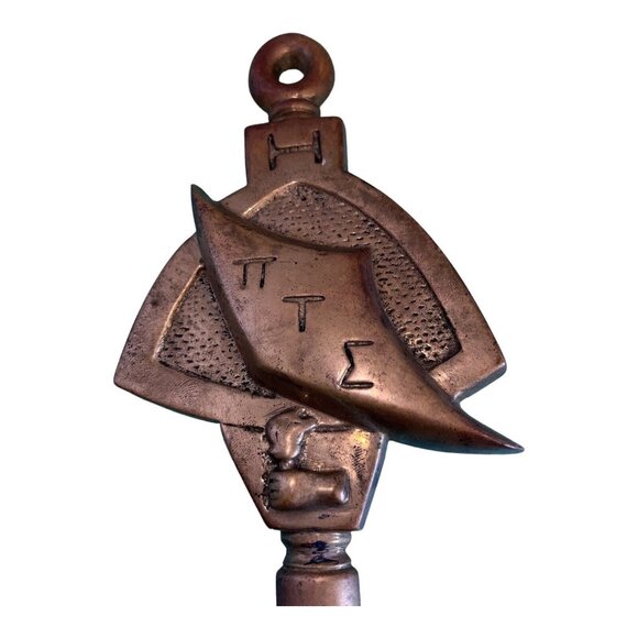 Vintage Brass Pi Tau Sigma Mechanical Engineering Fraternity Honor Society Key - Picture 6 of 10